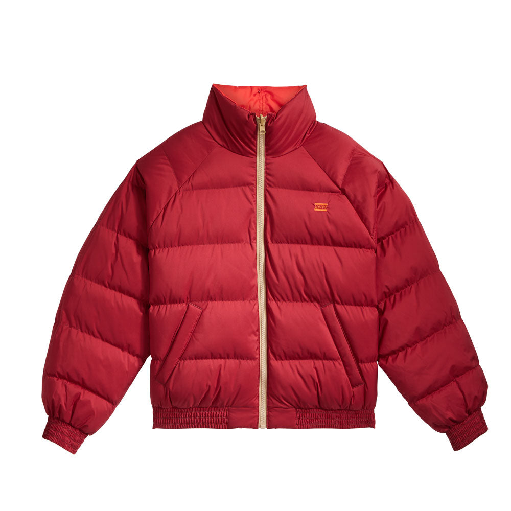 Levi's Lydia Reversible Puffer Jacket Poppy Red