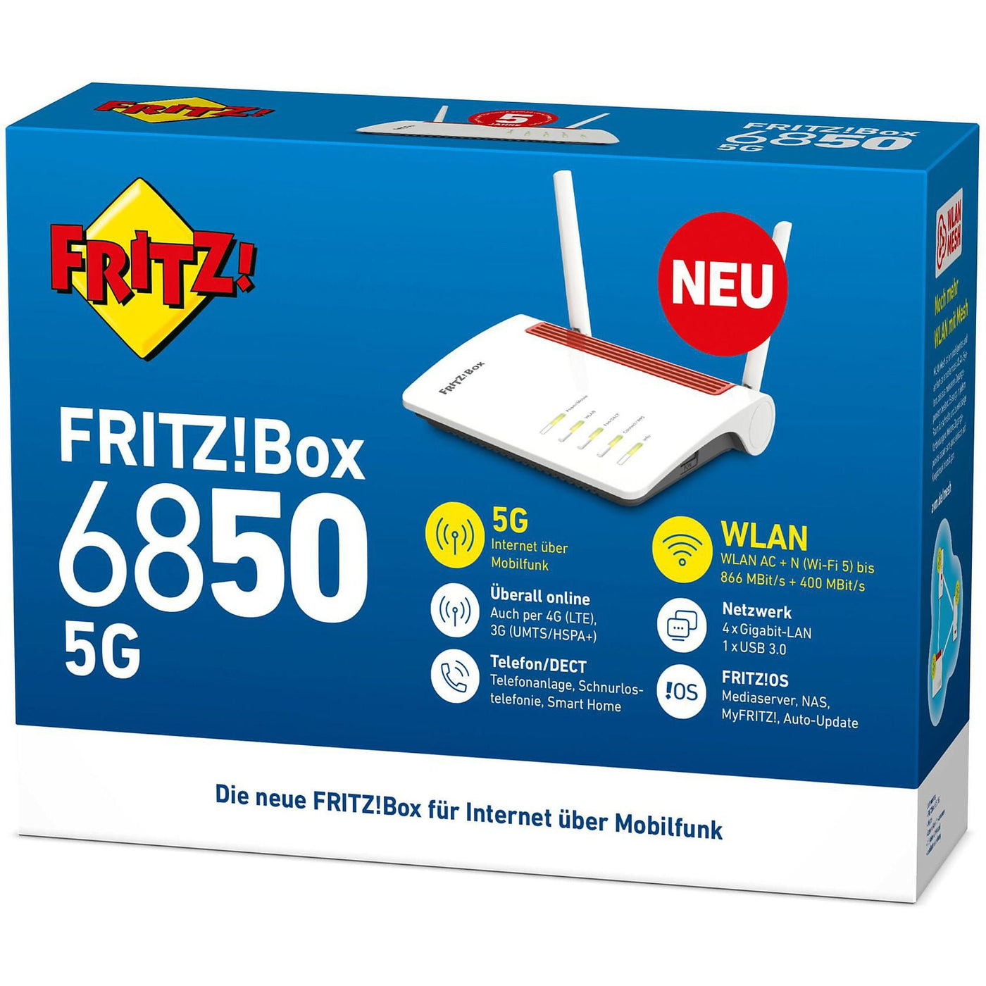 FRITZ!Box 6850 5G V2 Router 5G Mobile Modem
