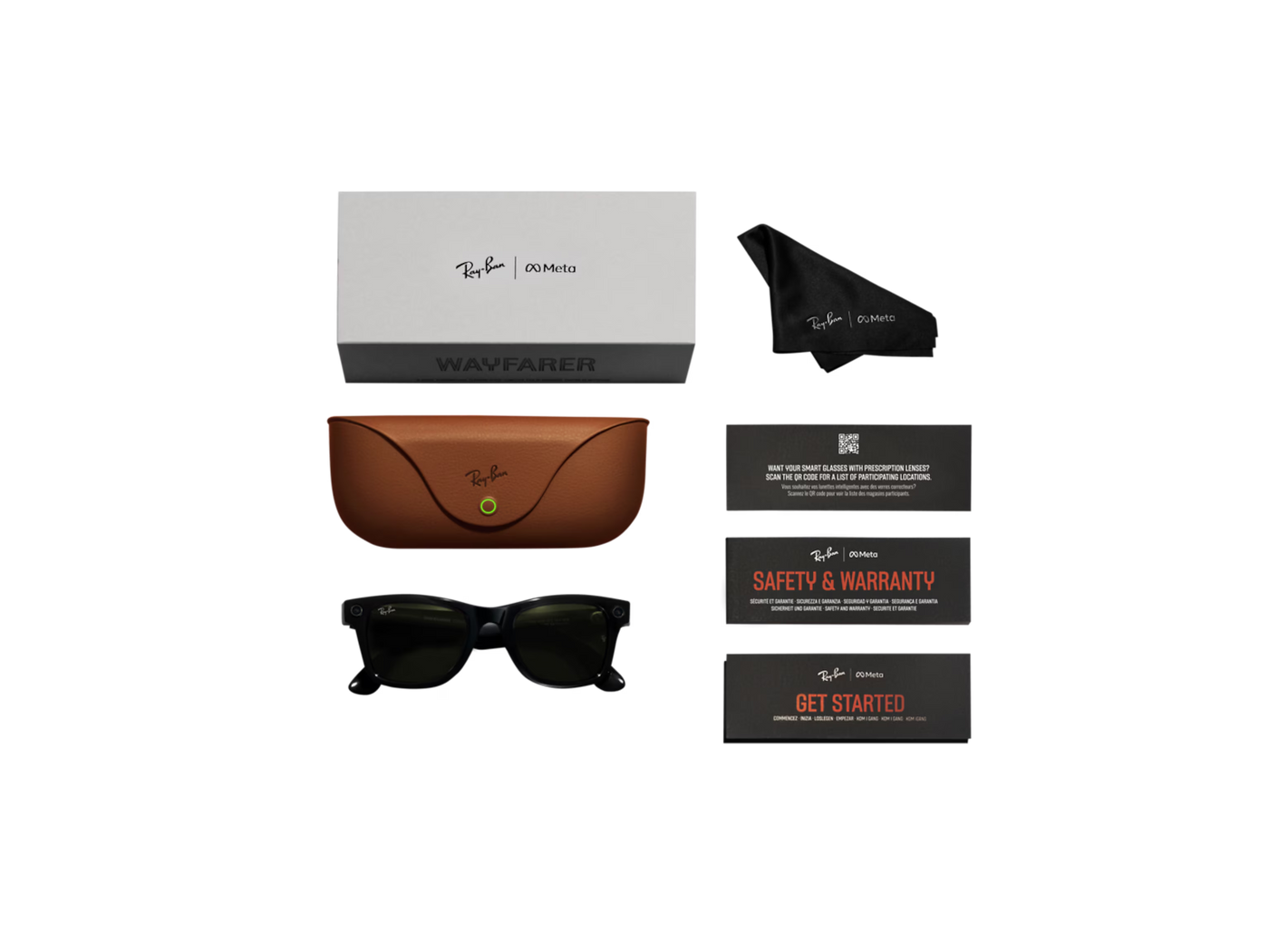 Ray-Ban Meta Wayfarer RW4006 601/7150 Smart Glasses AI