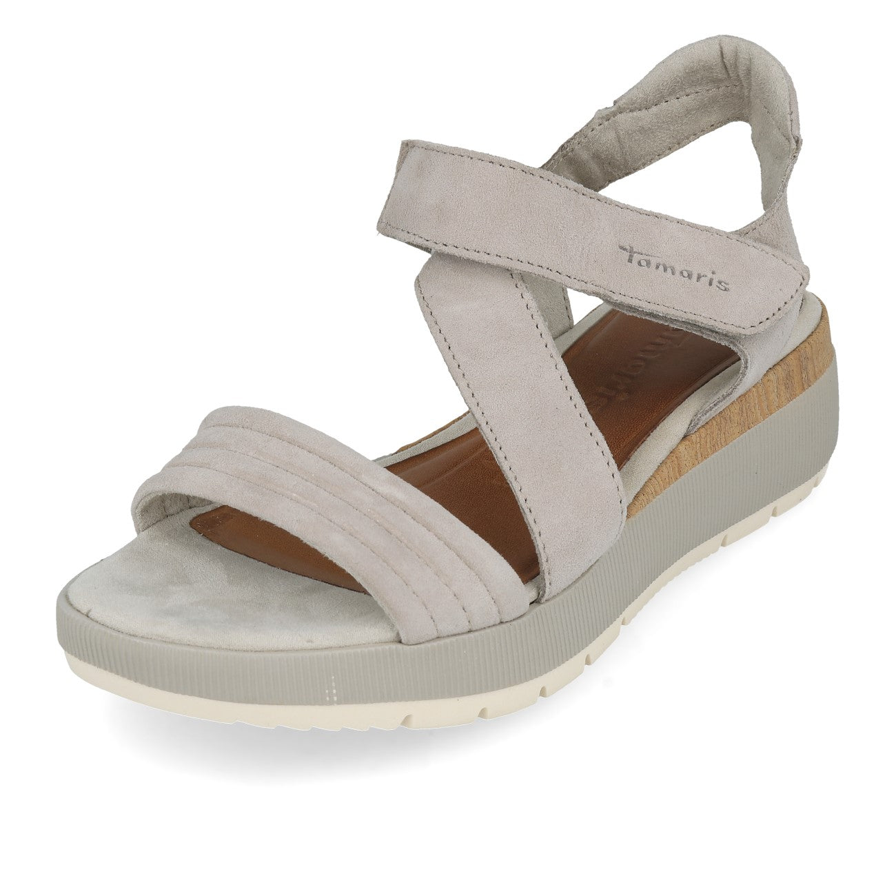 Tamaris 28220-28-204 Sandale Damen Light Grey