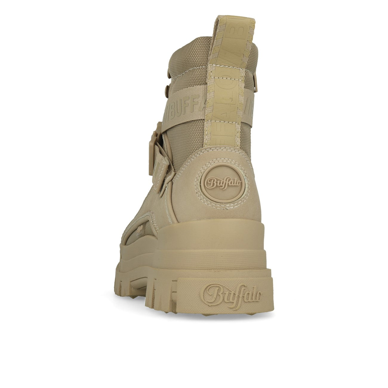 Buffalo Aspha Com1 Bootie Flat Damen Beige