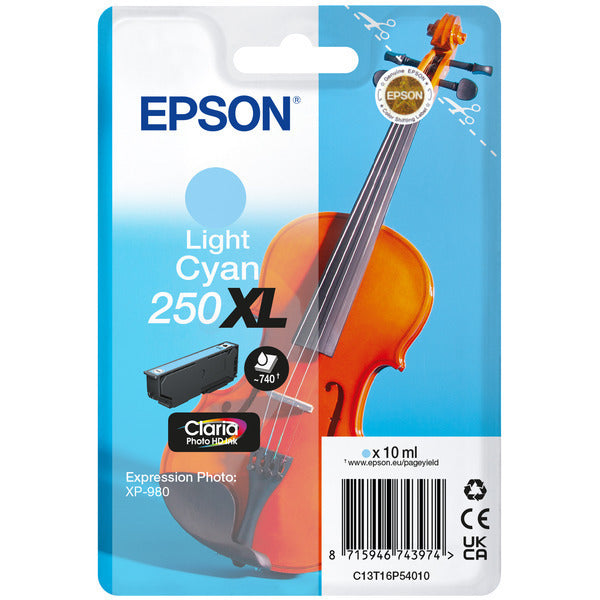Epson Tinte C13T16P54010, 250XL, ca. 740 Seiten