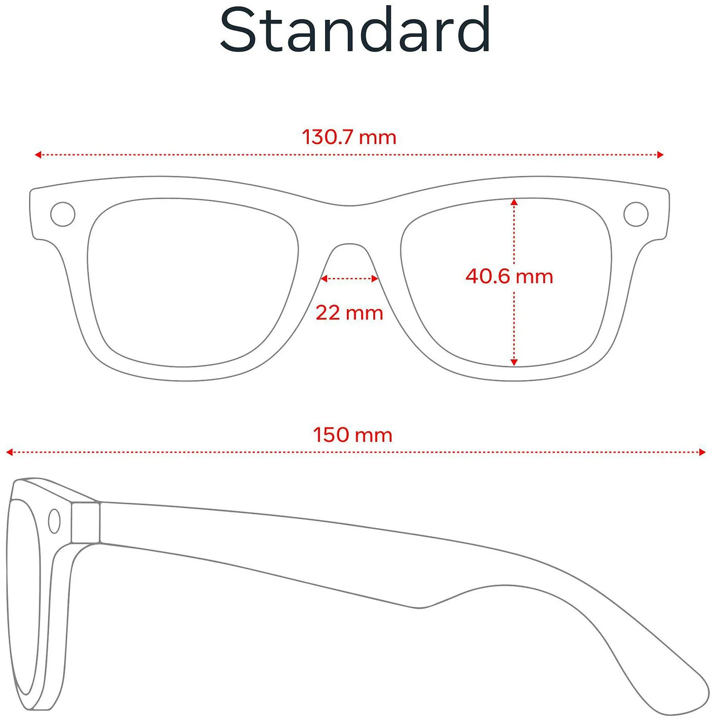 Ray-Ban Meta Wayfarer RW4006 601/7150 Smart Glasses AI
