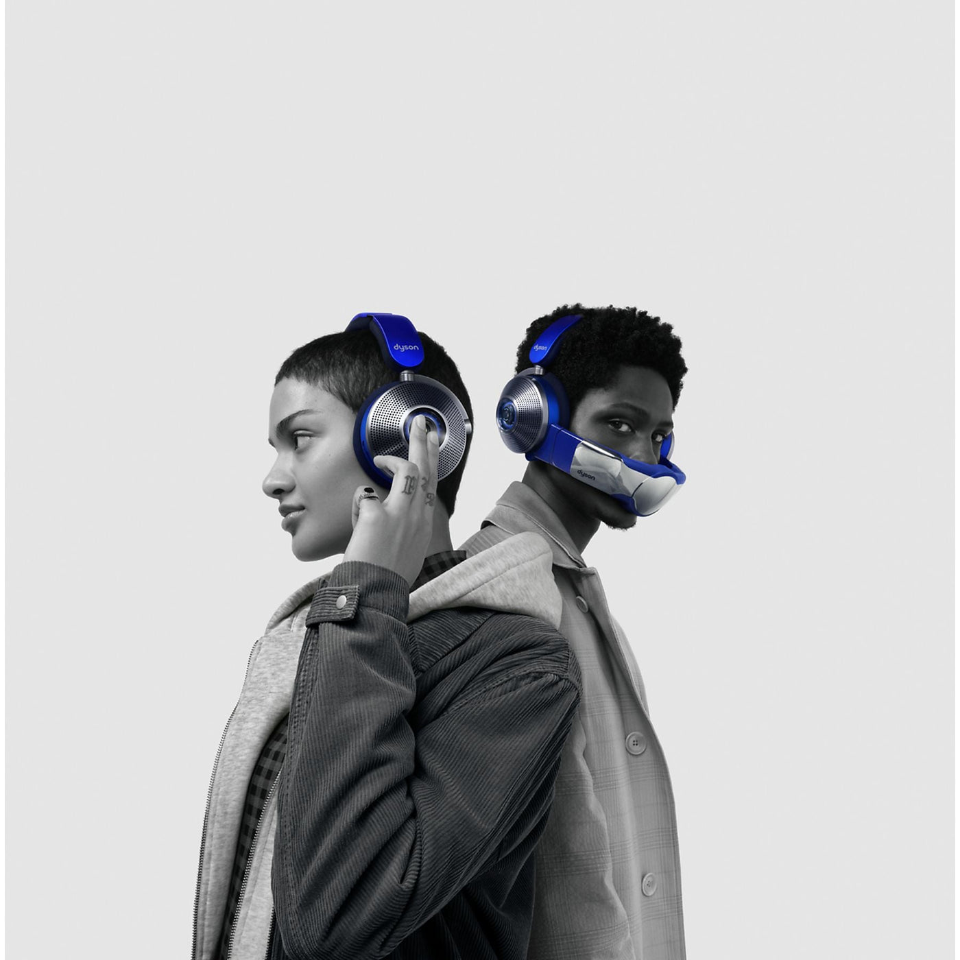 Dyson Zone Ultra Blue Over-Ear Bluetooth Headphones