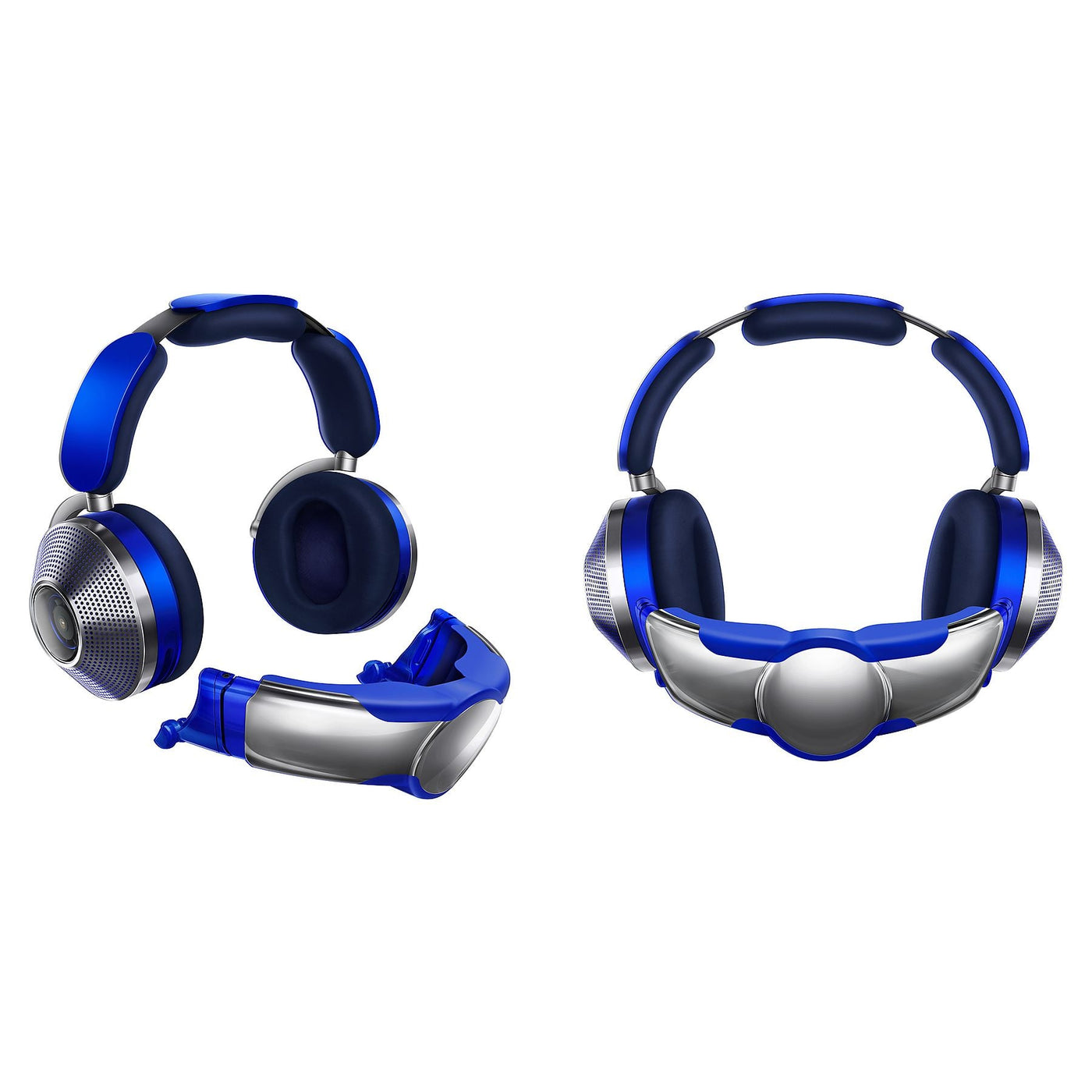 Dyson Zone Ultra Blue Over-Ear Bluetooth Headphones