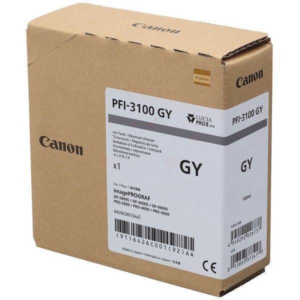 Canon Tinte 6426C001, PFI3100GY