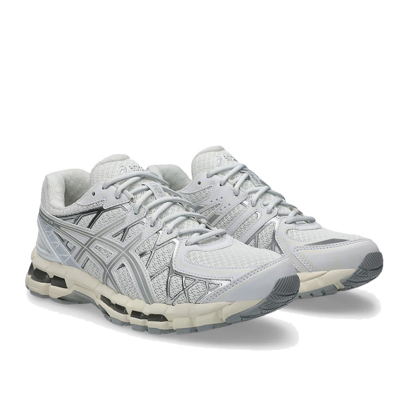 Asics Gel-Kayano 20 Herren White Pure Silver