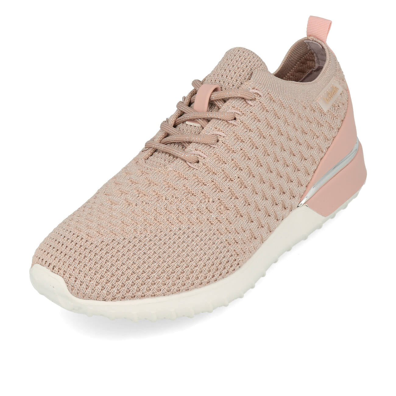 La Strada 2101381 Sneaker Damen Nude Silver Knitted